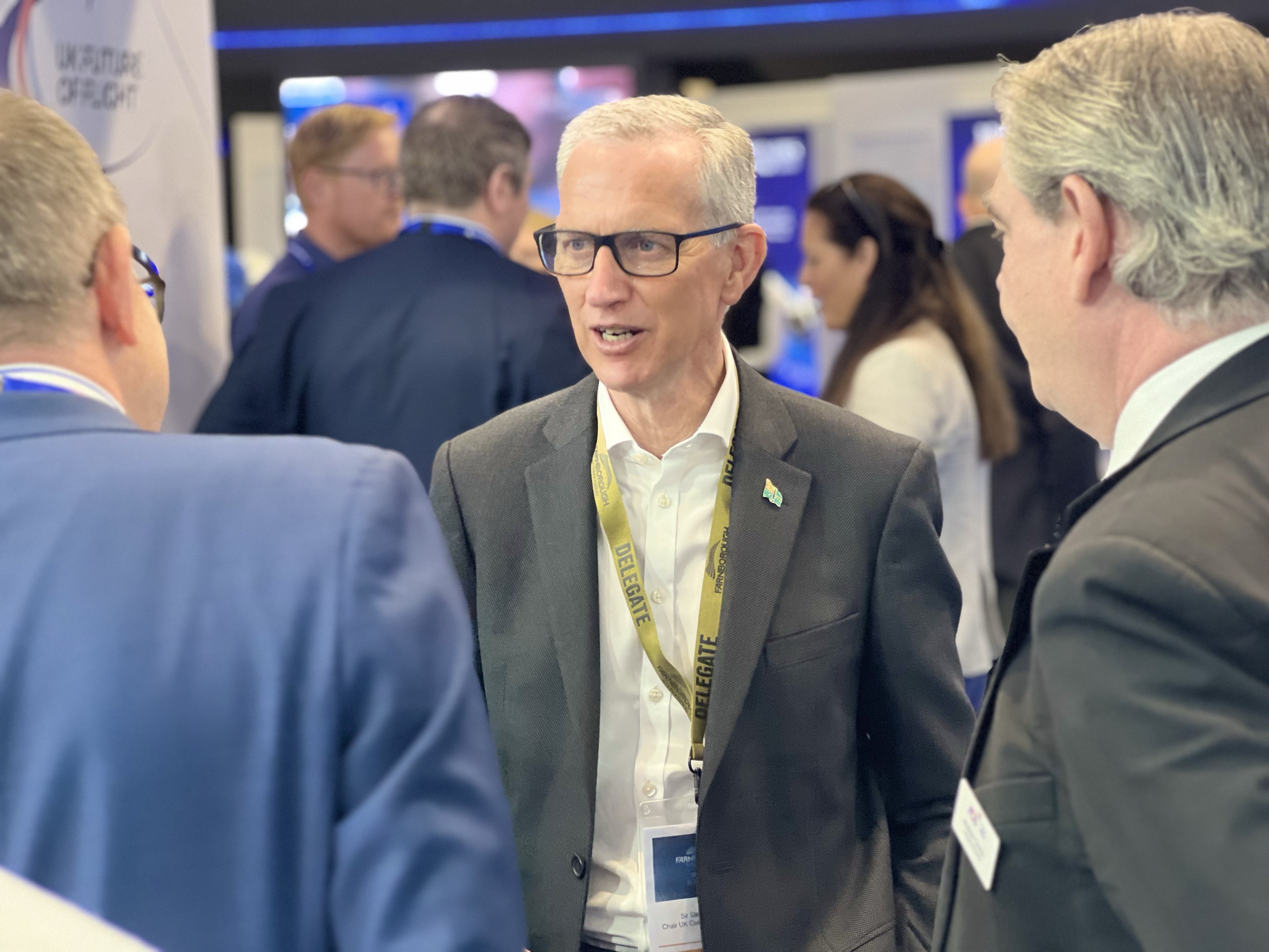 Sir Stephen Hillier at Farnborough Meet the Board